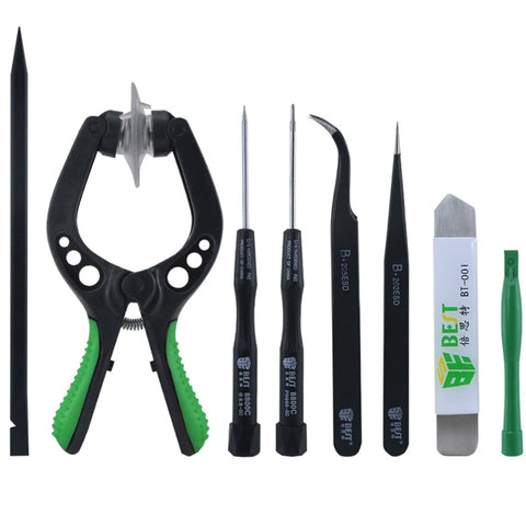 8 en 1 BEST BST-609 Outils d'ouverture du kit d'instruments de réparation pour téléphone cellulaire, BST-609