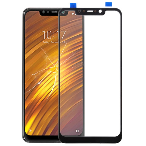 Lente in vetro esterno dello schermo anteriore pour Xiaomi Pocophone F1, Pour Xiaomi Pocophone F1