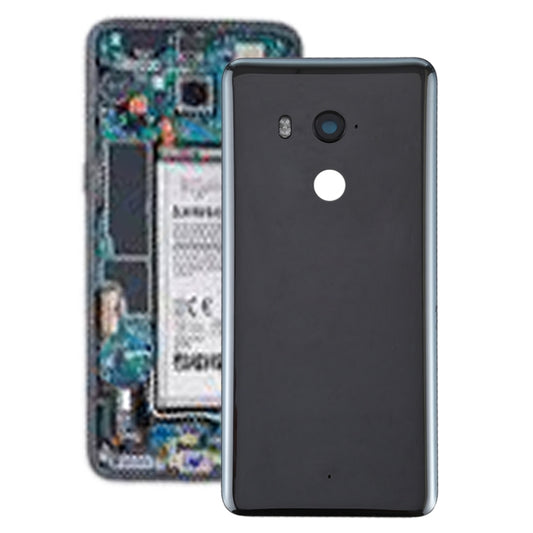 cover-posteriore-della-batteria-con-obiettivo-della-fotocamera-per-htc-u11-for-htc-u11-for-htc-u11-transparent-black - immagine 1