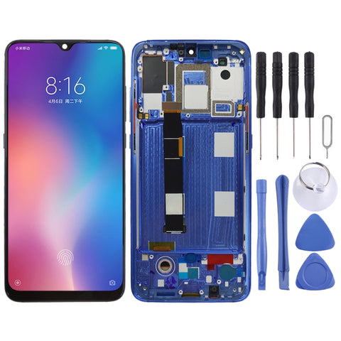 Écran LCD en matériau OLED et assemblage numérique complet avec corniche pour Xiaomi Mi 9, pour Xiaomi Mi 9 (OLED), pour Mi 9 (rose)