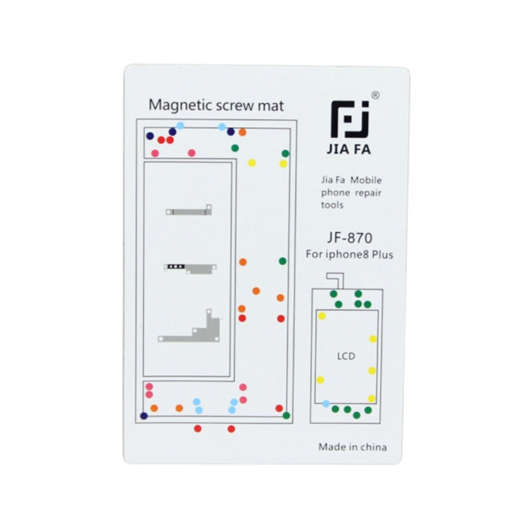 JIAFA Magnetic Screws Mat for iPhone 8 Plus , For 8P