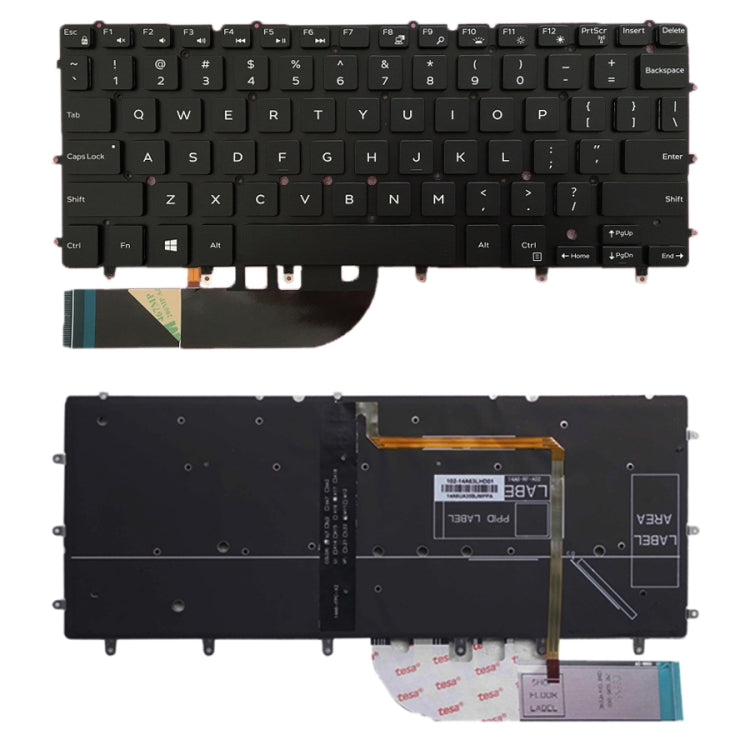 DELL Inspiron XPS 13 Backlit Keyboard Replacement Part