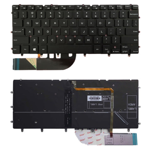 Version américaine avec rétroéclairage du clavier pour DELL Inspiron XPS 13 7000 7347 7348 7352 7353 7359 15 7547 7548 9343 9350 9360 N7548, pour Inspiron XPS 13 (US)