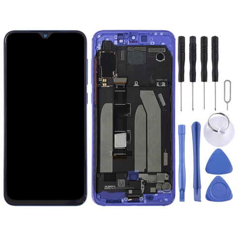 Écran LCD original et numérique, assemblage complet avec corniche pour Xiaomi Mi 9 SE, pour Xiaomi Mi 9 SE, pour Mi 9 SE (violet)
