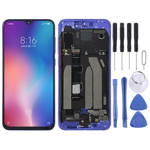 Écran LCD original et numérique, assemblage complet avec corniche pour Xiaomi Mi 9 SE, pour Xiaomi Mi 9 SE, pour Mi 9 SE (violet)