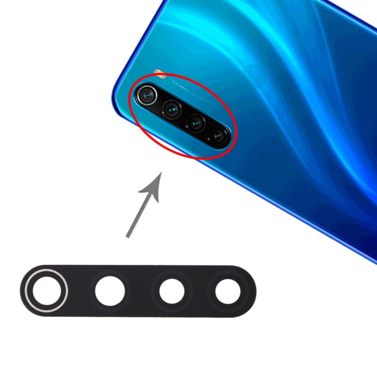 10 PCS Back Camera Lens for Xiaomi Redmi Note 8 -