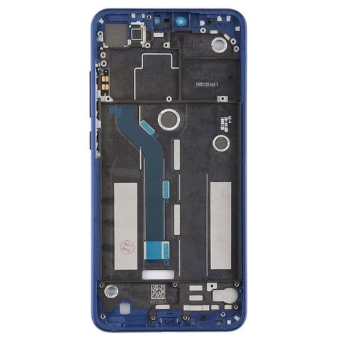Corniche centrale avec boutons latéraux pour Xiaomi Mi 8 Lite, pour Xiaomi Mi 8 Lite Middle Blue