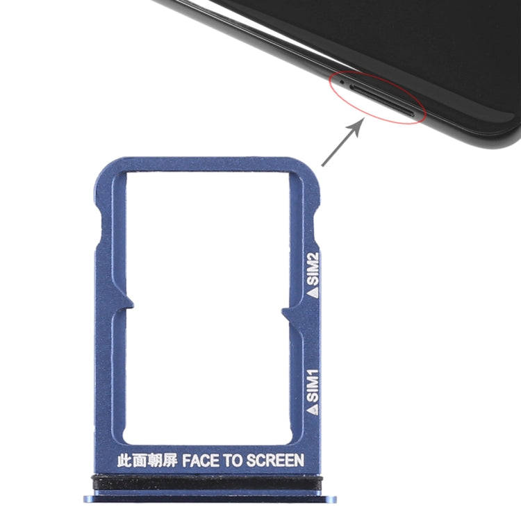 Double SIM Card Tray for Xiaomi Mi 8 - Durable Replacement