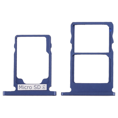 Vassoio scheda SIM + Vassoio scheda SIM + Vassoio scheda micro SD per Nokia 5.1 TA-1075, For Nokia 5.1