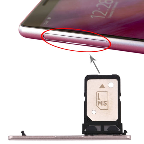 Vassoio scheda SIM singola originale per Sony Xperia 10, For Xperia 10(Pink), For Xperia 10