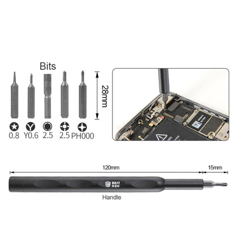 BEST BST-500 Kit d'instruments de montage rapide multifonctionnel 12 en 1 de précision et pratique pour iPhone, BST-500
