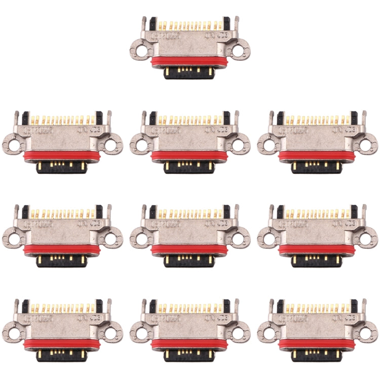 OPPO R17 Charging Port Connector - 10pcs Spare Parts Set