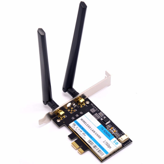TX-9260AC Adattatore WiFi PCI-e desktop Dual Band 802.11ac 1730Mbps Wireless-AC + scheda di rete WLAN Bluetooth 5.0 per Intel 9260ac, TX-9260AC 1730Mbps