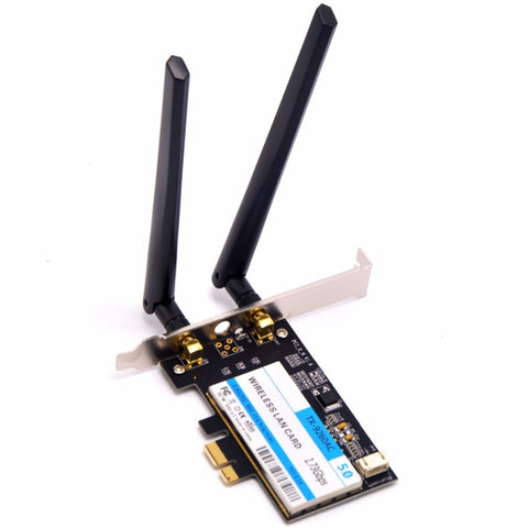 TX-9260AC Adattatore WiFi PCI-e desktop Dual Band 802.11ac 1730Mbps Wireless-AC + scheda di rete WLAN Bluetooth 5.0 per Intel 9260ac, TX-9260AC 1730Mbps