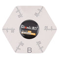 Hexagram Pry Opening Tool with Scales for Repair Needs