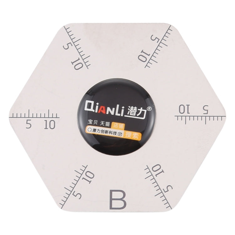 Hexagram Pry Opening Tool with Scales for Repair Needs