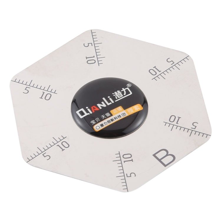 Hexagram Pry Opening Tool with Scales for Repair Needs