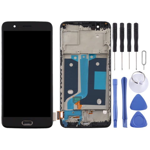 Pour OnePlus 5 A5000 TFT Materiale Schermo LCD et digitalizer assemblage complet avec corniche, Pour OnePlus 5 (TFT), Pour OnePlus 5 (TFT)