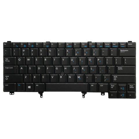 Version américaine avec rétroéclairage et puntamento pour Dell Latitude E6420 E6320 E6430 E5420 E5430 E6430s, pour Dell Latitude E6420 (US)