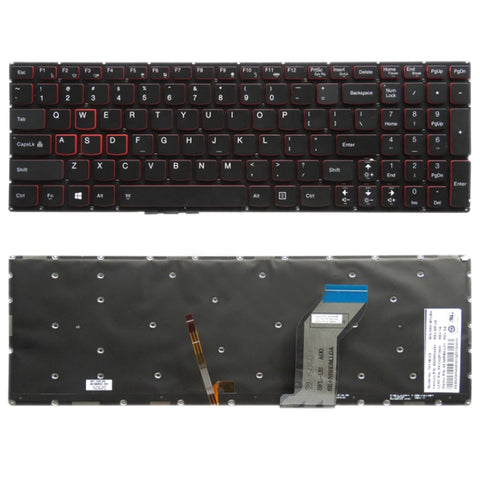 Version américaine avec rétroéclairage pour Lenovo Ideapad Y700 Y700-15 Y700-15ISK Y700-15ACZ Y700-17ISK Y700-15ISE, pour Lenovo Ideapad Y700 (US)