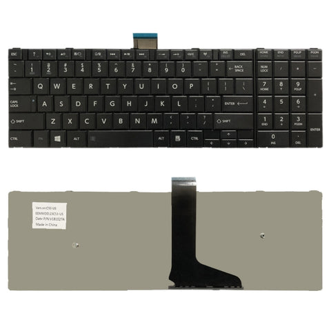 Clavier version USA pour Toshiba Satellite C50D C50-A C50-A506 C50D-A C55T-A C55-A C55D-A, pour Toshiba Satellite C50D (US)