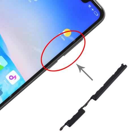Goûts latéraux pour Xiaomi Redmi Note 6 Pro, pour Redmi Note 6 Pro