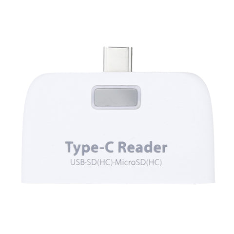 Kit di connessione per lettore di schede TF + scheda SD + porta USB a USB-C / Type-C con indicatore LED