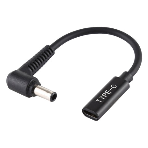 Cavo caricabatterie adaptateur d'alimentation DP 5,0 x 1,0 mm pour femme de type C