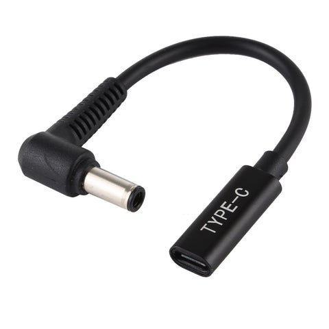 Cavo caricabatterie adaptateur d'alimentation DP 6,0 x 0,6 mm pour femme de type C