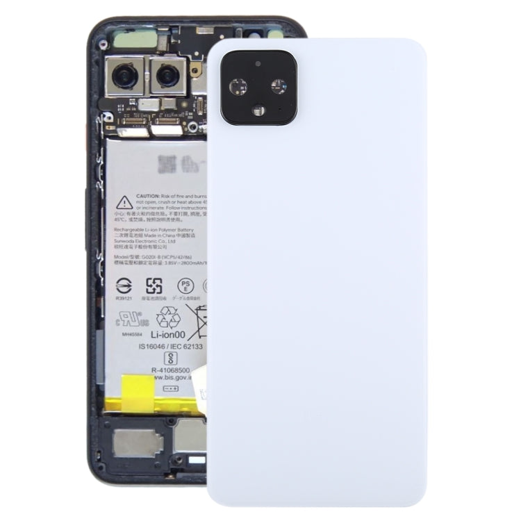 Battery Back Cover with Camera Lens Frame for Google Pixel 4