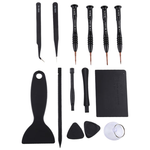 JIAFA JF-668 Outils de réparation pour le montage du pied de porc 14 en 1 pour téléphone cellulaire, JF-668