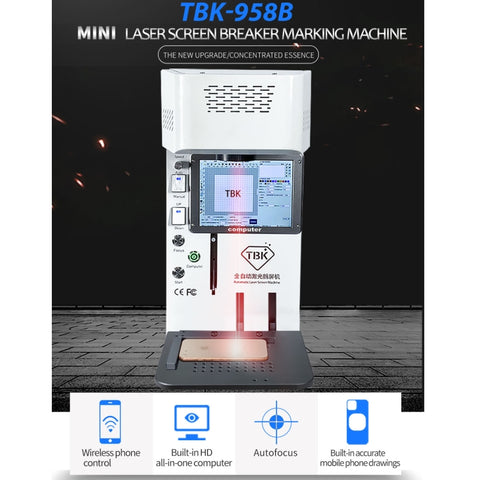 TBK958B Mini machine automatique pour la réparation du séparateur d'écran pour marquage laser, TBK-958B