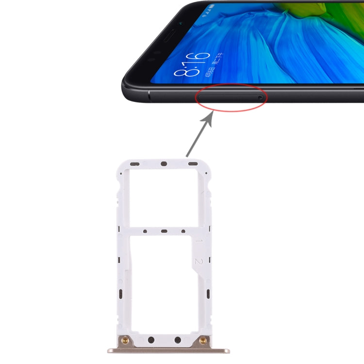 Xiaomi Redmi 5 Plus SIM and Micro SD Card Tray Replacement
