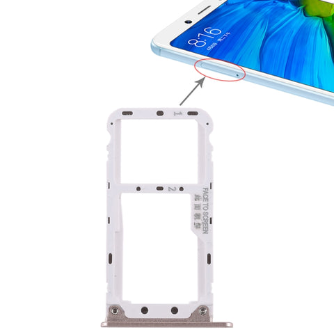 2 Vassoio scheda SIM/Vassoio scheda Micro SD per Xiaomi Redmi Note 5, Redmi Note 5, Per Xiaomi Redmi Note 5