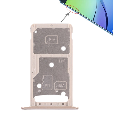 2 Vassoio scheda SIM/Vassoio scheda Micro SD per Huawei Enjoy 6 / AL10, For Huawei Enjoy 6 / AL10 - Novalix Store