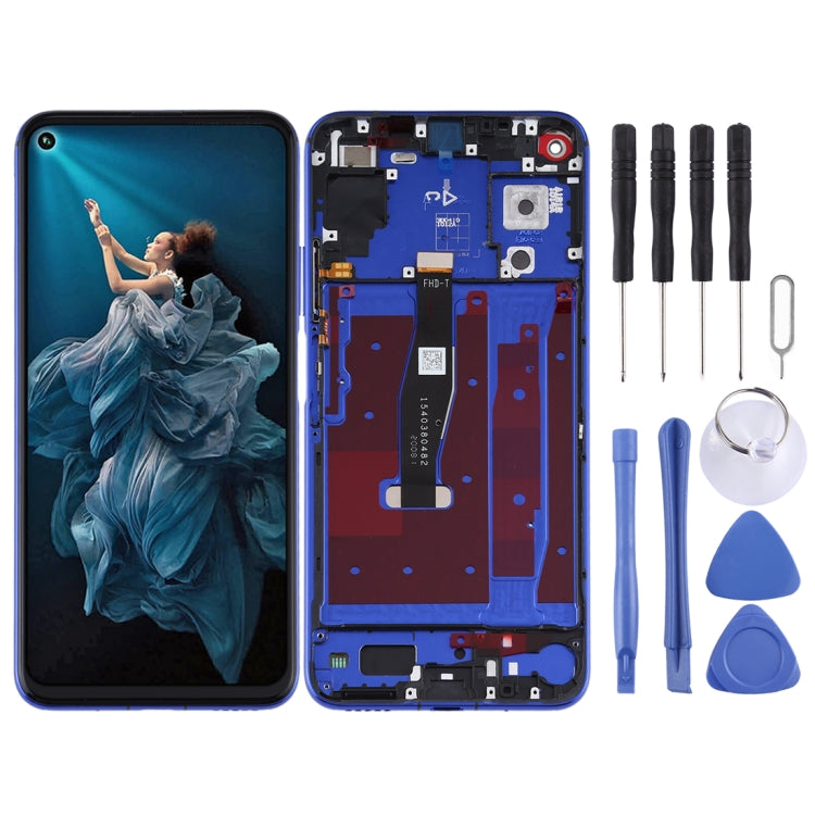 LCD Screen and Digitizer Full Assembly with Frame for Huawei Honor 20 / Nova 5T, For Honor 20, For Huawei Nova 5T, For Huawei Honor 20(Phantom Blue)    ...