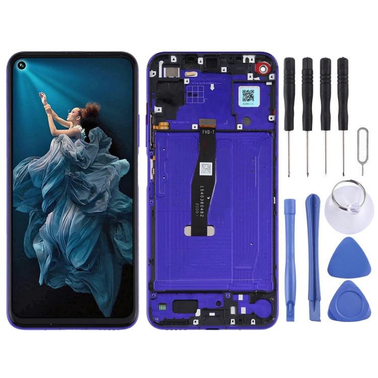 LCD Screen and Digitizer Full Assembly with Frame for Huawei Honor 20 / Nova 5T, For Honor 20, For Huawei Nova 5T, For Huawei Honor 20(Phantom Blue)    ...