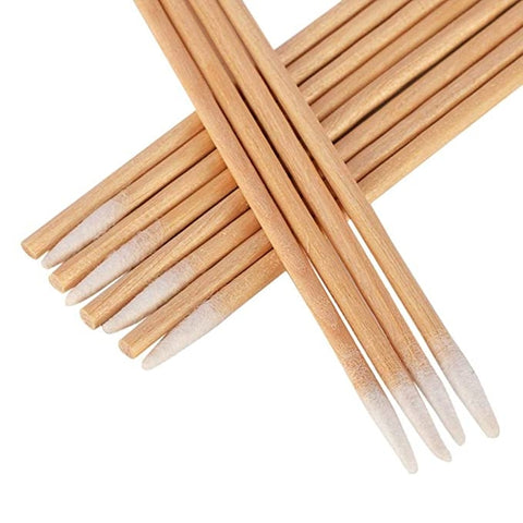 100 pezzi/confezione di strumenti per la pulizia del bastoncino di cotone con testa singola, Singal Head Cotton Swab