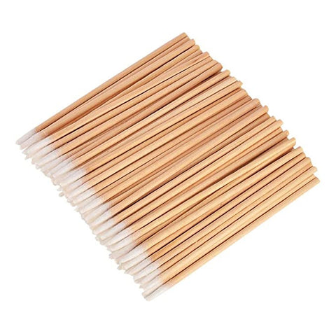 100 pezzi/confezione di strumenti per la pulizia del bastoncino di cotone con testa singola, Singal Head Cotton Swab