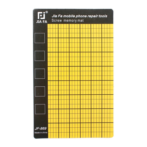 Tapis universel pour vitres magnétiques JF-869 pour la réparation du téléphone, dimensions: 14,5x9 cm, JF-869