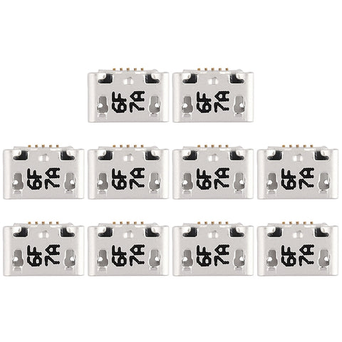 Pour Vivo X6s / X6s Plus 10 connecteurs par porta di ricarica, pour Vivo X6s
