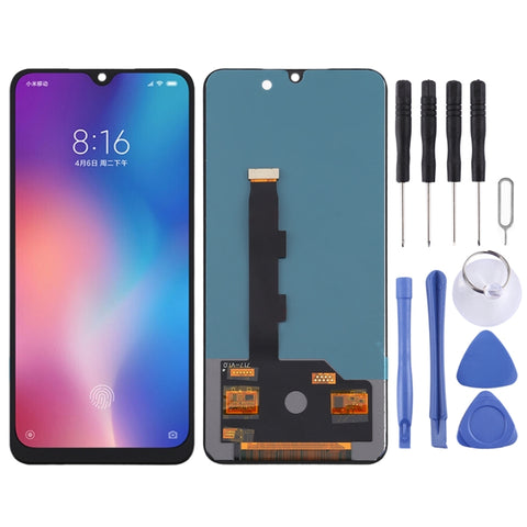 Écran LCD en matériau TFT et assemblage numérique complet (non pris en charge l'identification des empreintes numériques) pour Xiaomi Mi 9 SE, pour Xiaomi Mi 9 SE (matériau TFT)