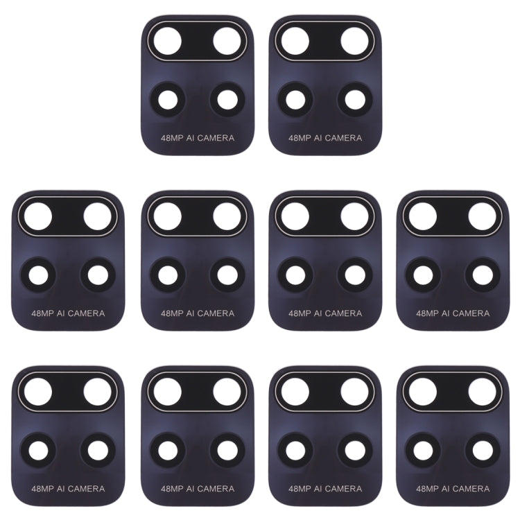 10 PCS Back Camera Lens for Xiaomi Redmi 10X Pro 5G