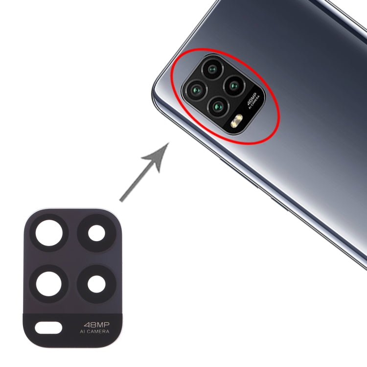 10 PCS Back Camera Lens for Xiaomi Mi 10 Lite 5G Repair