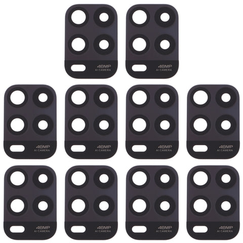 Obiettivo fotocamera posteriore da 10 pezzi per Xiaomi Mi 10 Lite 5G, For Xiaomi Mi 10 Lite 5G