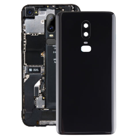 Pour la couverture postérieure de la batterie avec surface lisse OnePlus 6, Pour OnePlus 6, Pour OnePlus 6 (Rouge), Pour OnePlus 6 (Blanc)