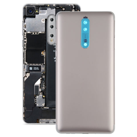 Couverture postérieure de la batterie avec accessoire pour appareil photo et boutons latéraux pour Nokia 8, Pour Nokia 8, Nokia 8