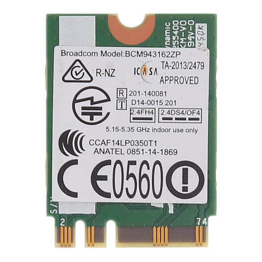Scheda di rete wireless BCM943162ZP per Lenovo E450 E550 E455 E555 M50-70 M50-80 G70-70 G70-80 Z70-80 G50-30 G50-45 G50-70, BCM943162ZP