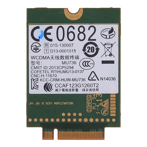 Scheda di rete wireless per modulo scheda WWAN Huawei MU736 3G 723985-001 748599-001, MU736