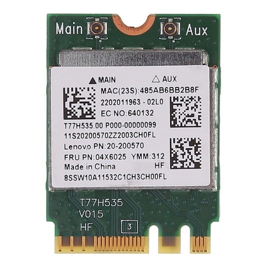 RTL8723BE 300Mbps 802.11n M2 NGFF Scheda Wireless Mini PCI E Adattatore WiFi + Bluetooth 4.0 per Lenovo E450 E550 E555 Y50 04x6025, RTL8723BE